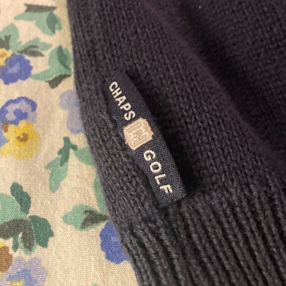 Chaps Cable Knit Sweater Vest – Size Large - Picture 5 of 6